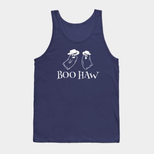 Boo Haw Western Shirt, Ghost Halloween Shirt, Retro Halloween Shirt, cute Fall Shirt, Fall Graphic Tee, Women Fall Shirt, cute Country shirt Tank Top